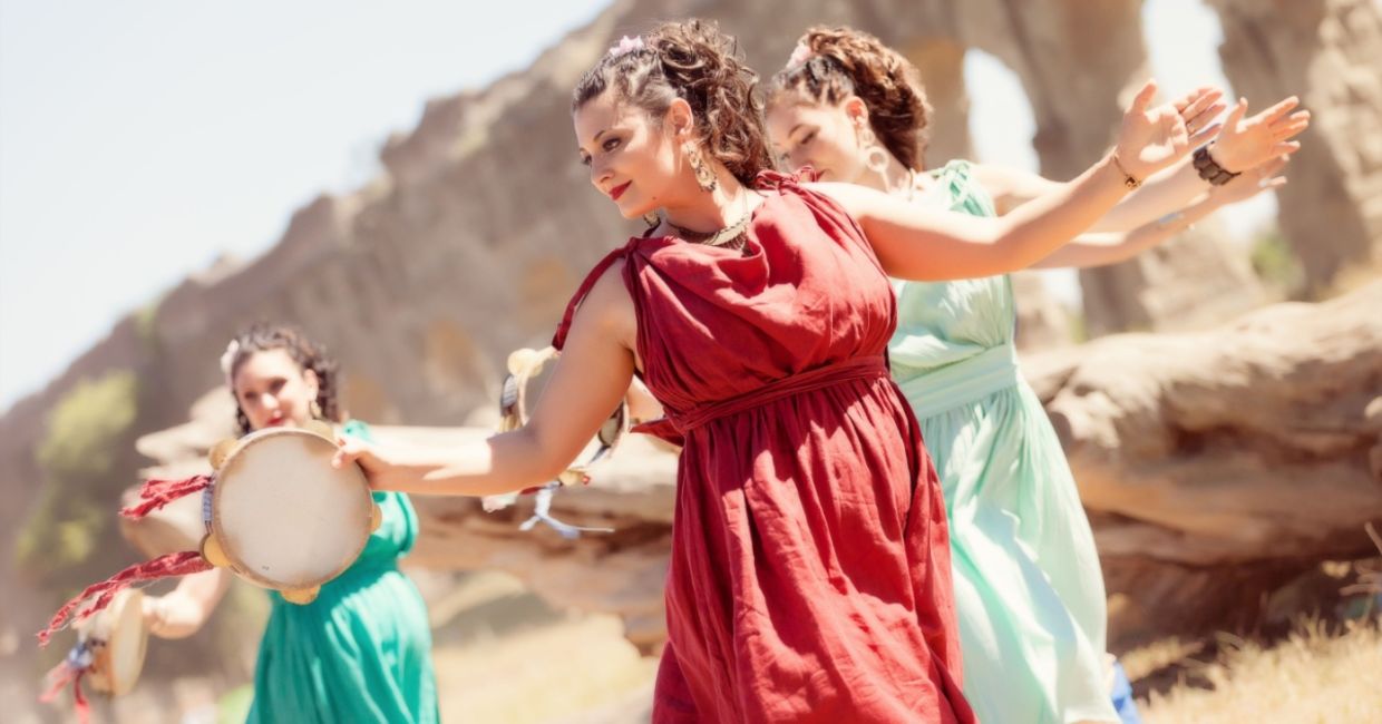 Recreating an ancient festival. Recreating an ancient festival.