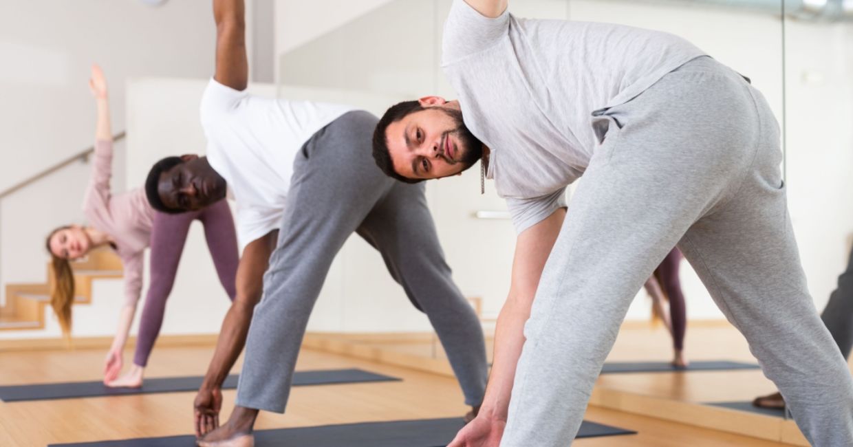 Yoga training helps you strengthen your core. Yoga training helps you strengthen your core.
