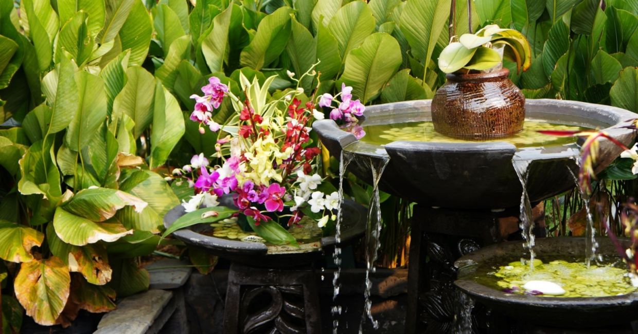 Enchanting Fend Shui garden. Enchanting Fend Shui garden.