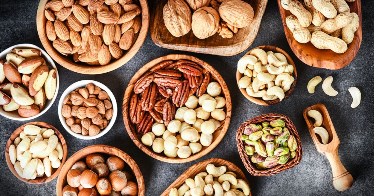 Eating nuts and seeds can help keep your hair healthy. Eating nuts and seeds can help keep your hair healthy.