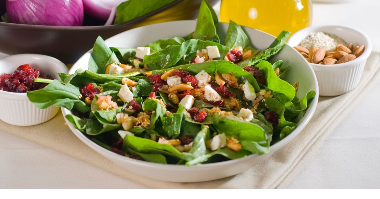 Spinach contains nutrients that are beneficial for hair growth. Spinach contains nutrients that are beneficial for hair growth.