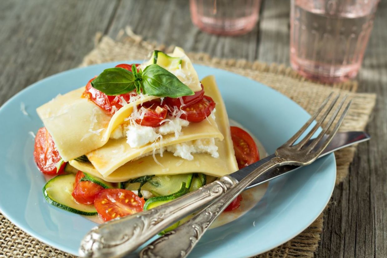 No-bake lasagna is perfect on a hot day.
