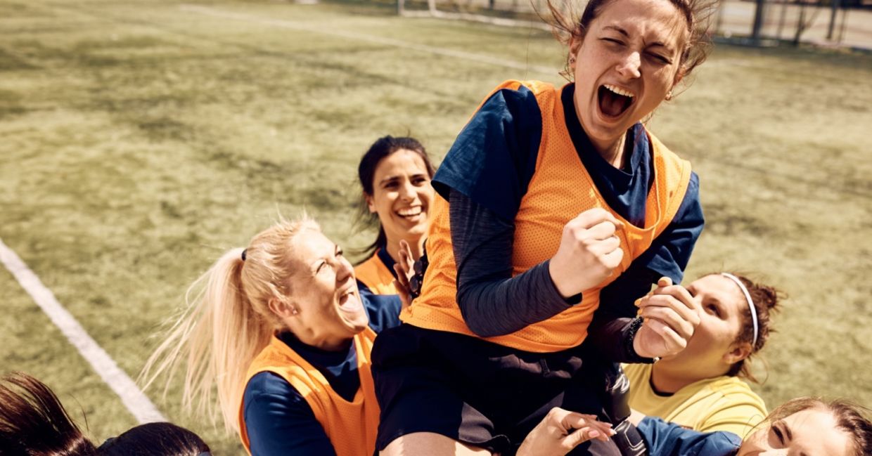 Women athletes competeing. Women athletes competeing.