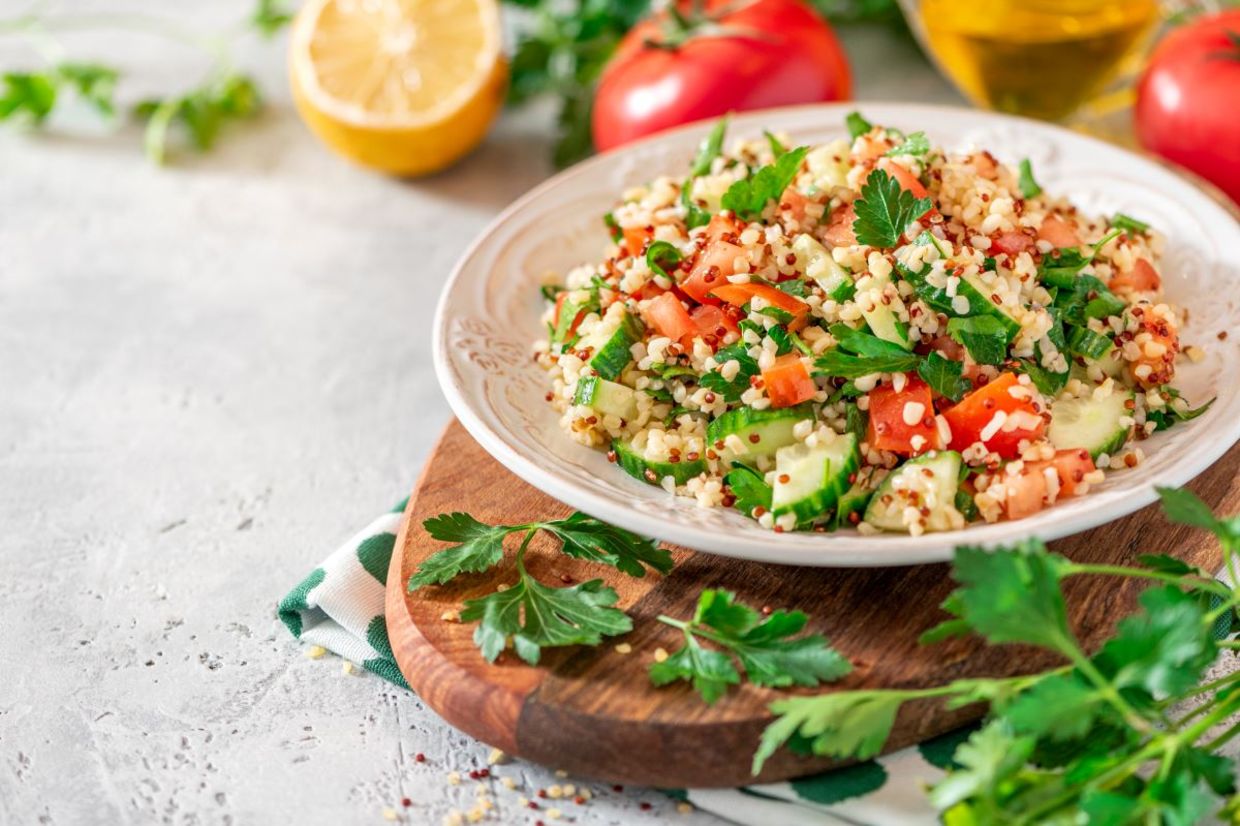 Tabbouleh salad. Tabbouleh salad.