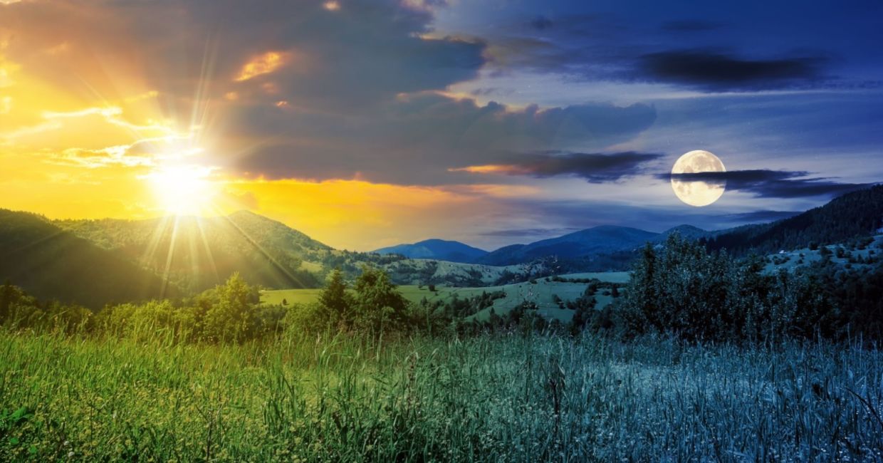 Day and night during an equinox. Day and night during an equinox.