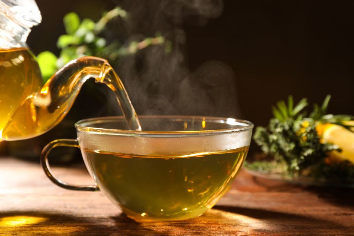 Sip on green tea when you are feeling ill. Sip on green tea when you are feeling ill.