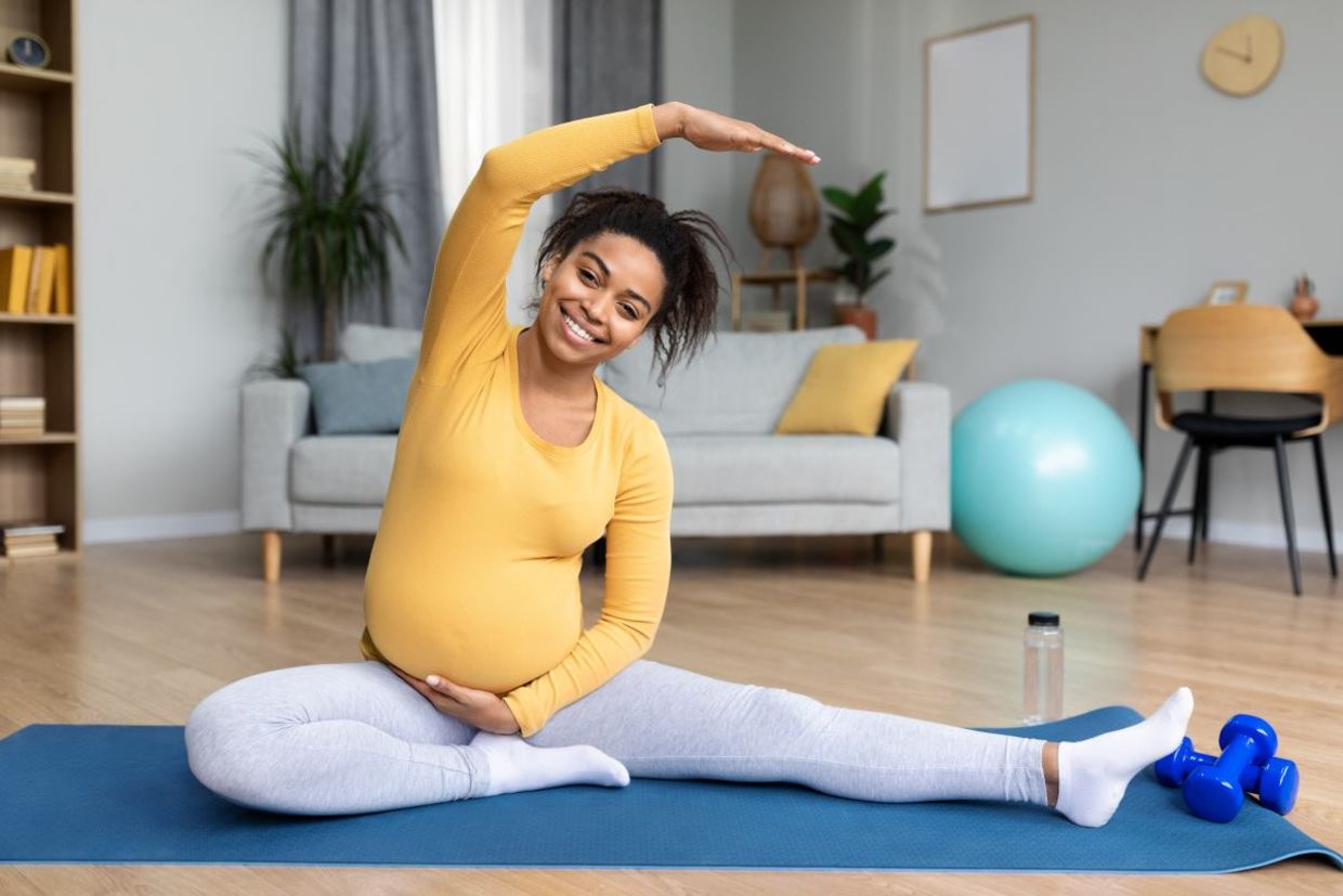 Yoga during pregnancy is good for you. Yoga during pregnancy is good for you.