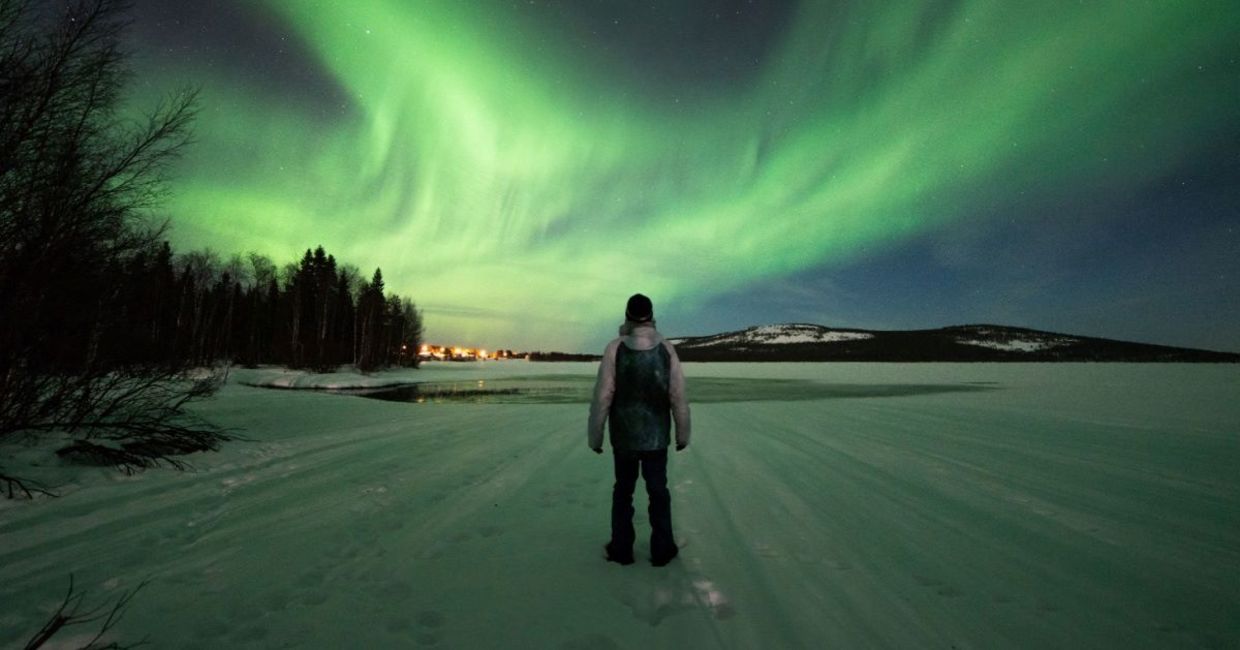 Viewing the Northern Lights is awe inspiring. Viewing the Northern Lights is awe inspiring.