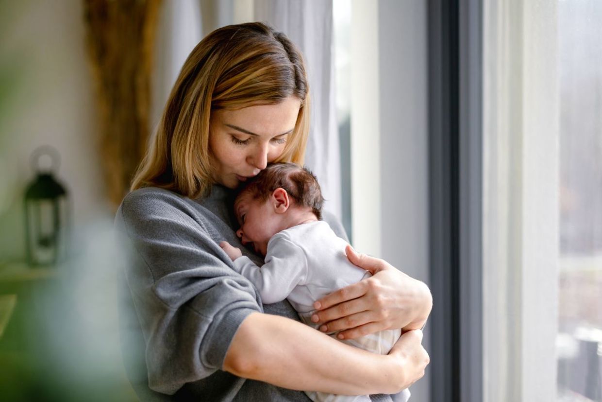 Mother and baby.