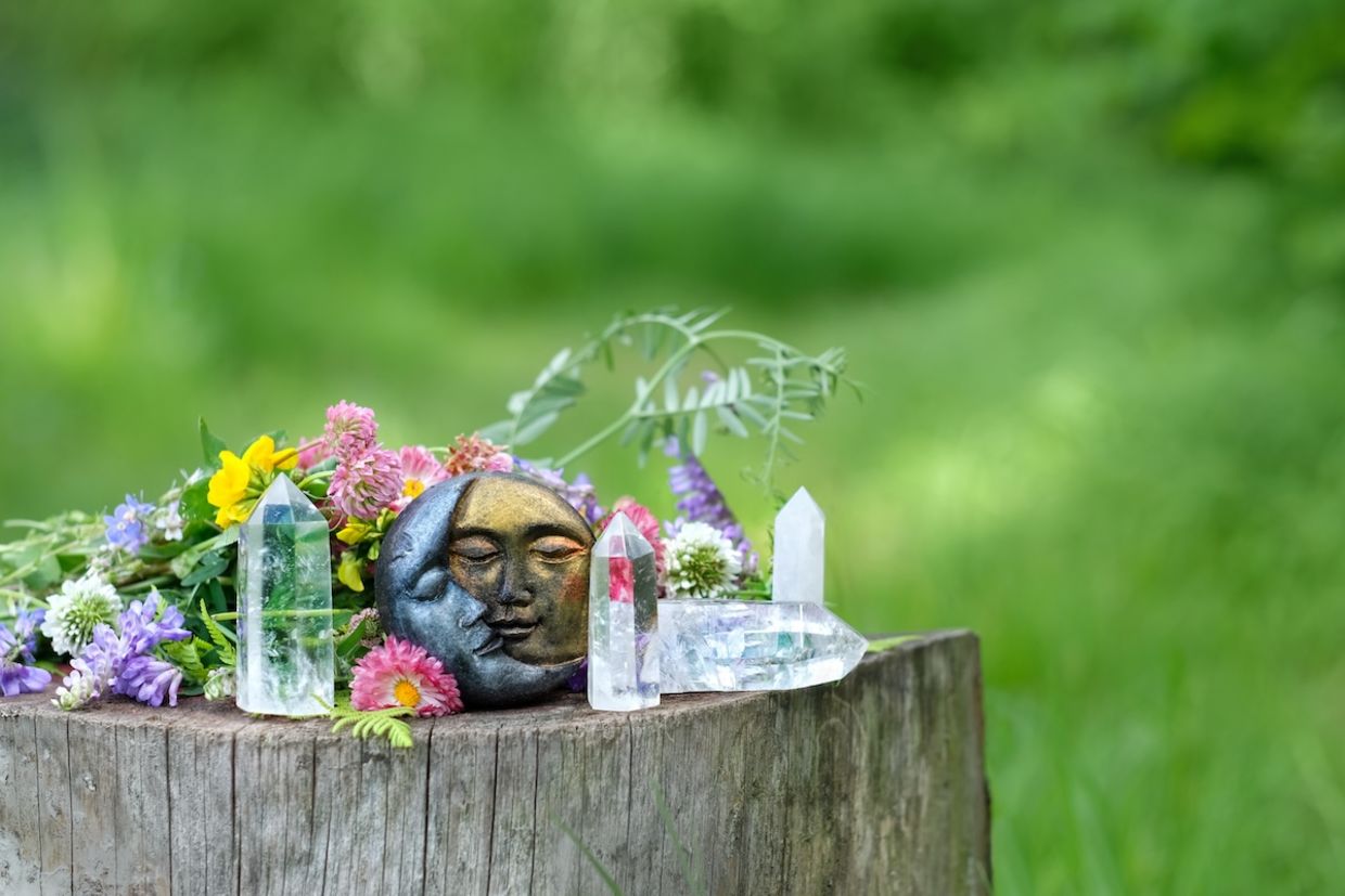 Create a spring altar.
