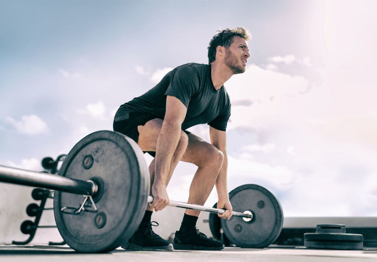 Weight lifting is a form of strength training.