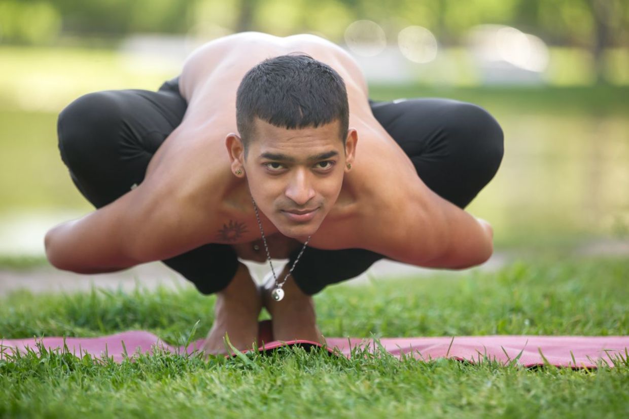 The garland yoga pose connects you to natural movement.