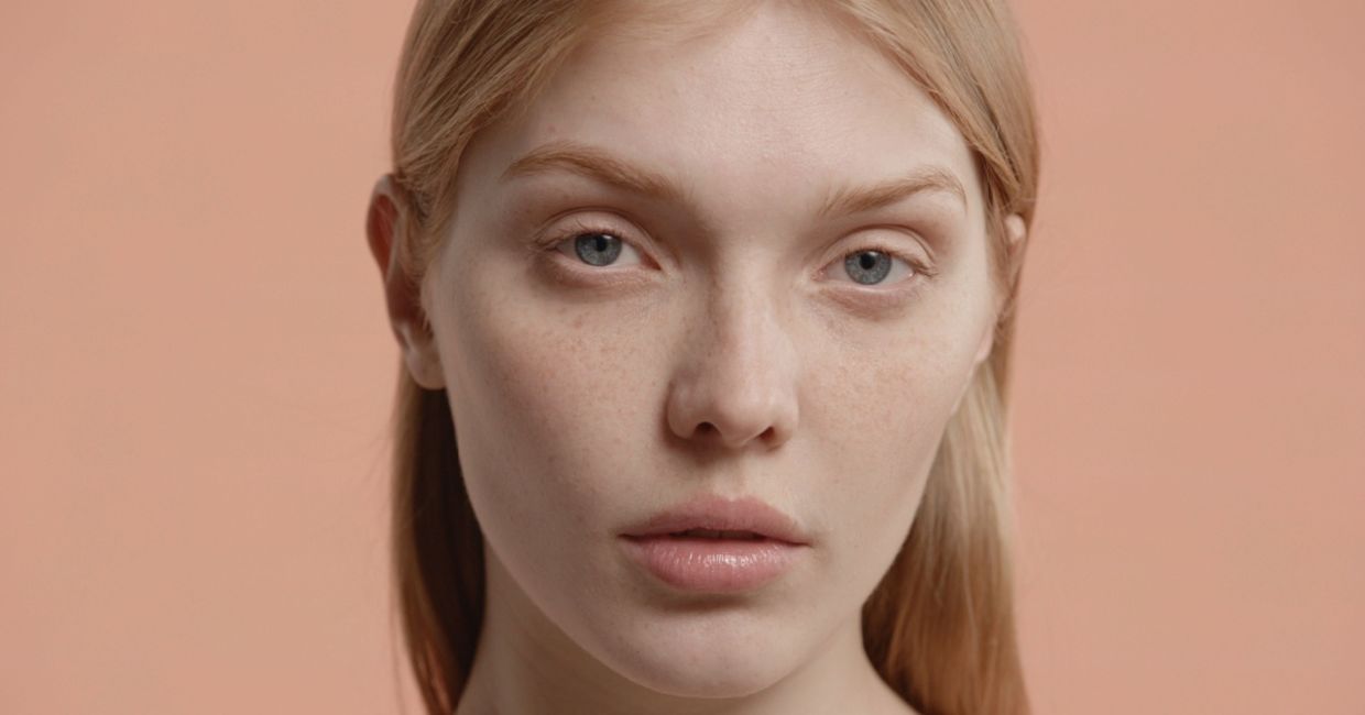 Beautiful young woman with no makeup. Beautiful young woman with no makeup.