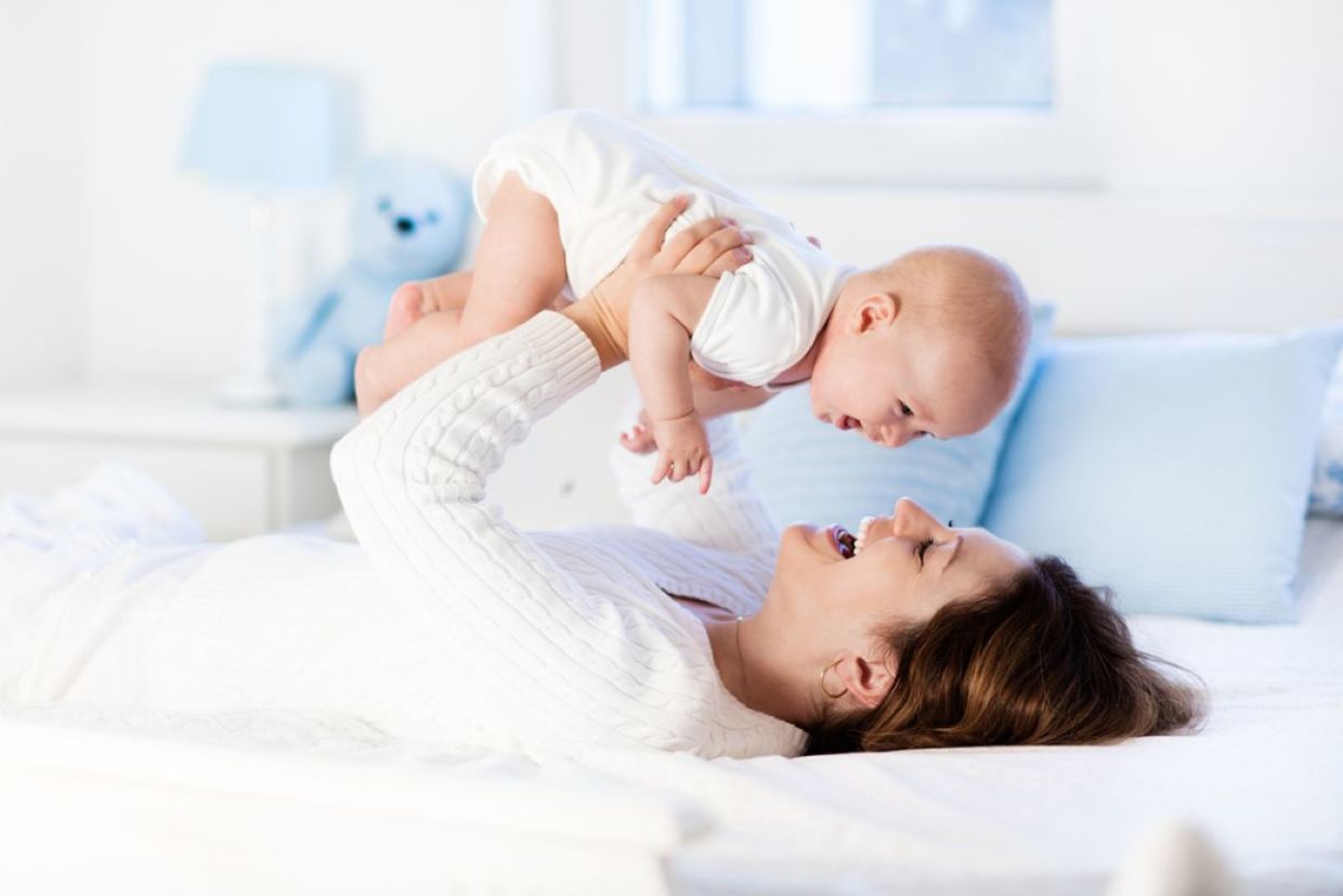 Mother and baby. Mother and baby.