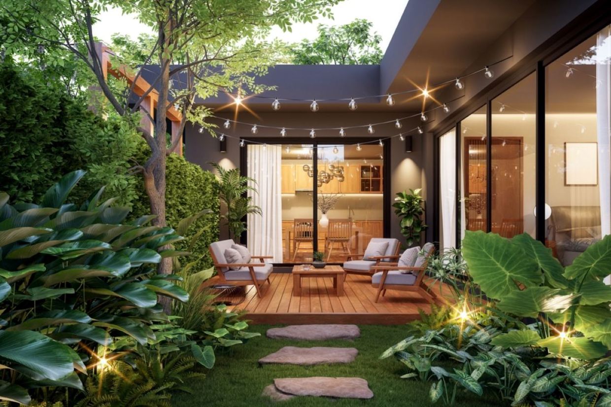 Design a sanctuary garden with 5 simple steps.