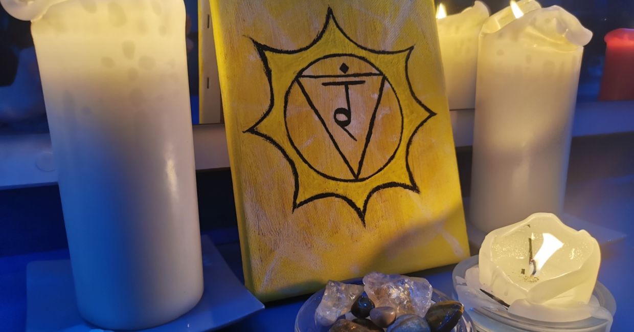 Solar plexus chakra symbols. Solar plexus chakra symbols.