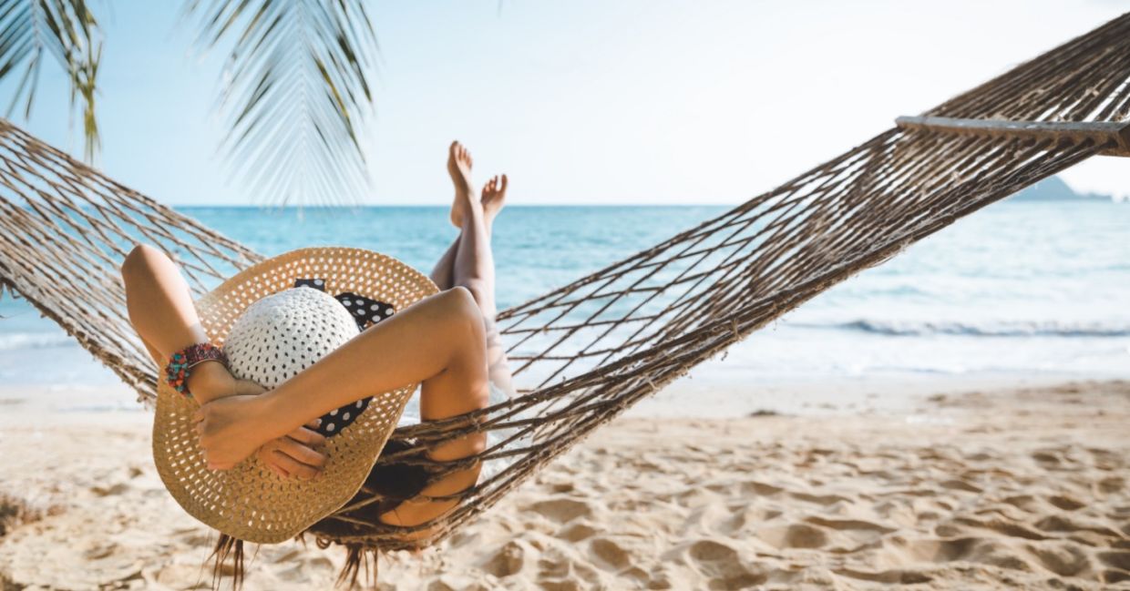 Spending time at the beach is good for your body and mind. Spending time at the beach is good for your body and mind.