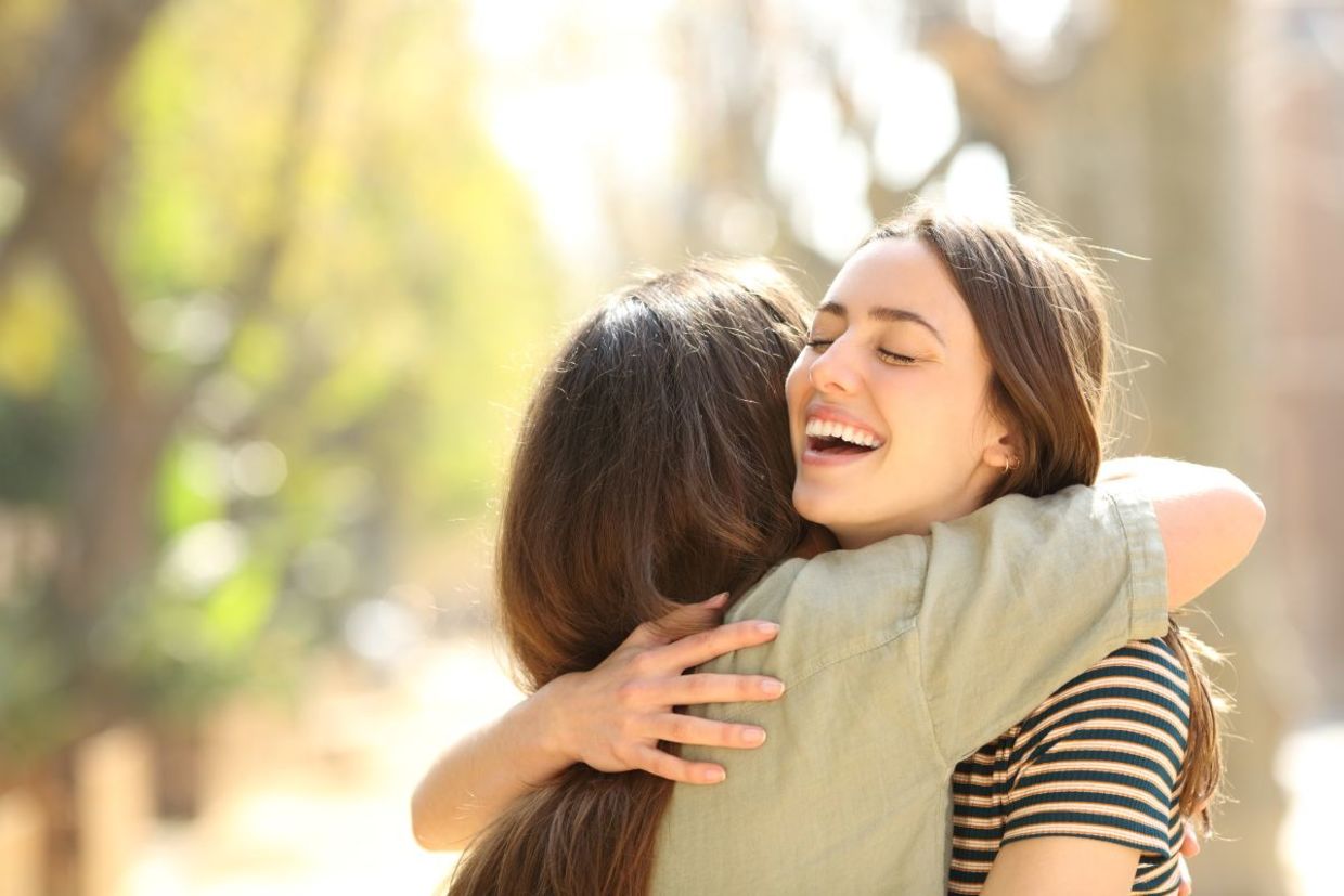 Forgiving a friend.