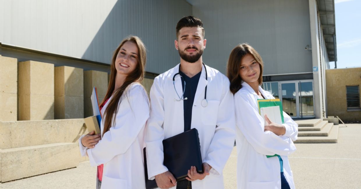 Medical students. Medical students.